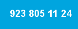 923 805 11 24 923 805 11 24